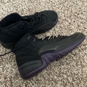 Air Jordan 12 purple and black